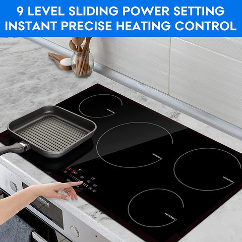 36-inch Functional Safe and Fast-Heat Induction Cooktop